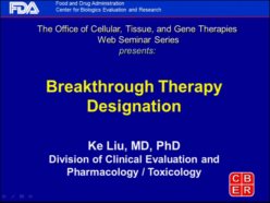 Breakthrough Therapy Designation